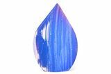 Tall Free-Standing Polished Indonesian Blue Amber #326966-1